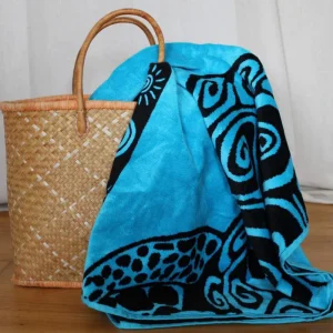 Velours strandlaken met schildpadden