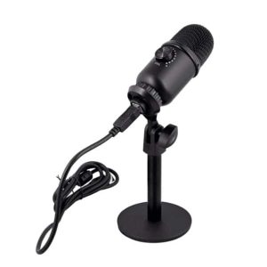 Nor-tec Microfoon met statief Podcast microfoon HOGE KWALITEIT