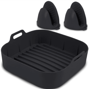 Airfryer siliconen bakje met Wanten set