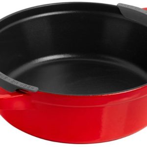 Staub Gietijzeren Pannenset 3-delig – Stapelbaar – Kersenrood – Ø 24 cm