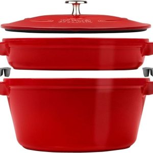 Sauspan Zwilling La Cocotte Rood Gietijzer Ø 24 cm