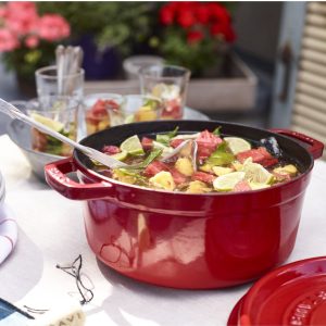 Staub Braadpan / Cocotte – Kersenrood – ø 24 cm / 3.8 liter