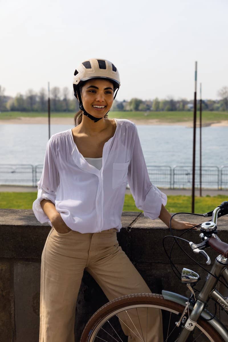 Abus Hyban 2.0 Fietshelm – Maat XL (58-63 cm) – polar white - Afbeelding 4