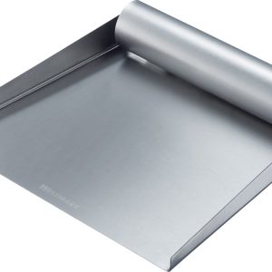 Westmark Groenteschep – Hoogwaardige groenteschep, Ideaal voor het bereiden van fruit en groenten, Ook te gebruiken als deegschraper – Roestvrij staal