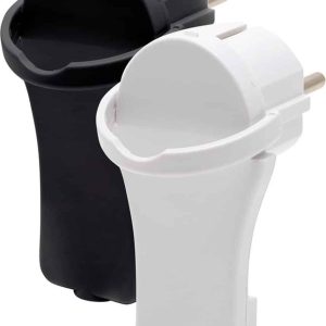 Brennenstuhl kwaliteit kunststof verlengkabel met platte stekker (verlengsnoer plat voor binnen met 3m kabel) wit