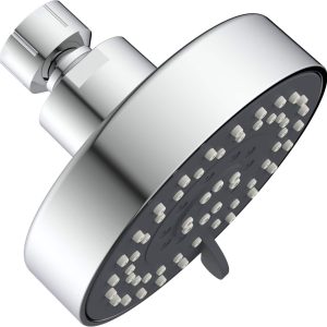 SCHÜTTE LEON Hoofddouche – Douchekop ø 10,0 cm – 5 Standen – 1/2″-aansluiting – Chroom