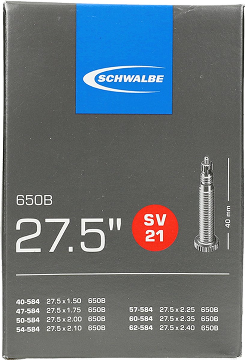 Binnenband Schwalbe SV21 27.5 / 40/62-584 – 40mm ventiel - Afbeelding 5
