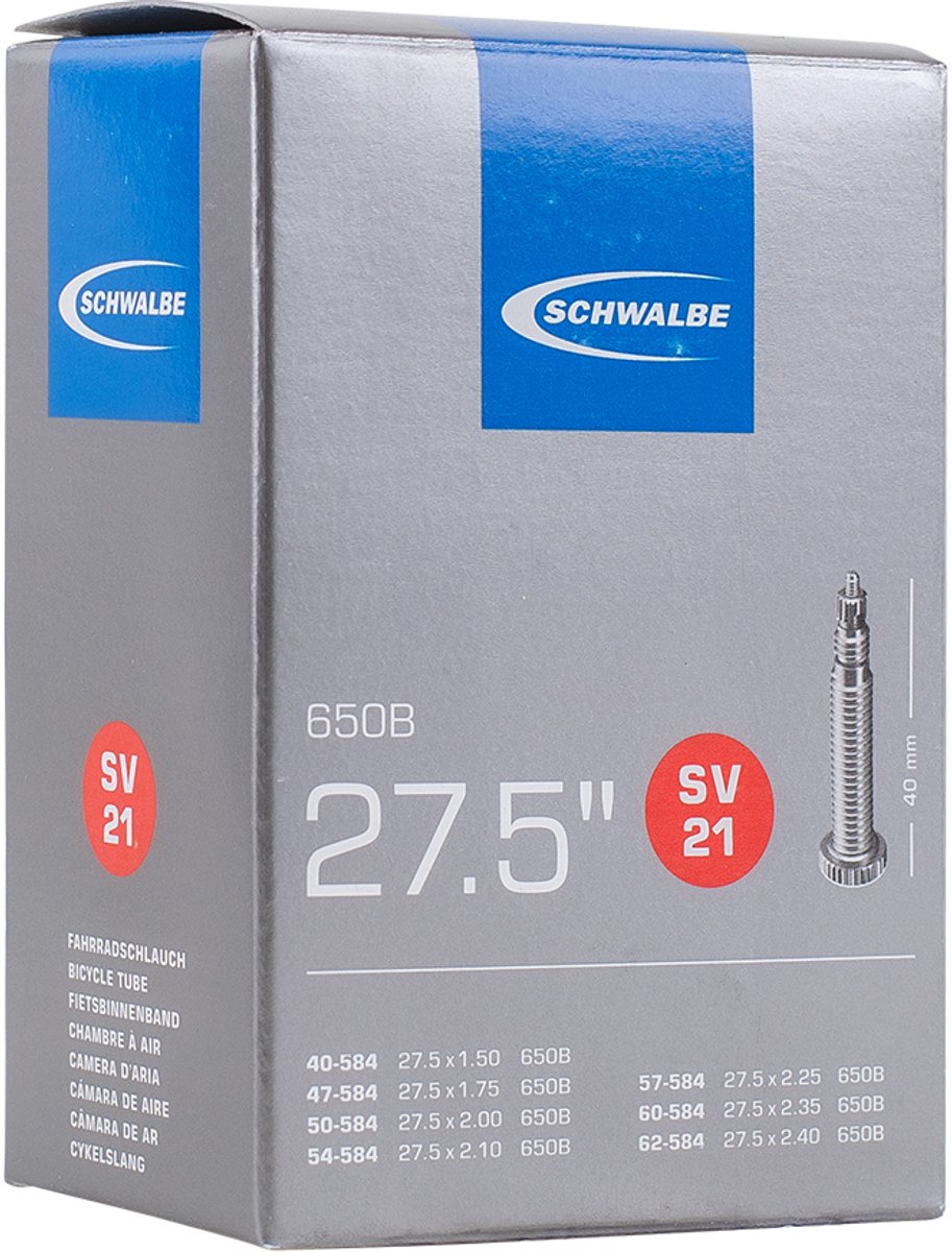 Binnenband Schwalbe SV21 27.5 / 40/62-584 – 40mm ventiel - Afbeelding 7