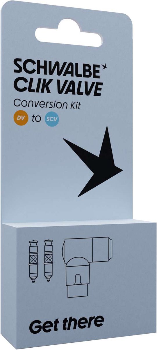 Schwalbe Dv-scv Pomp Reserveonderdelen Kit Zilver