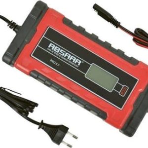Absaar Acculader Pro 8.0 12/24 Volt 0-160/220 Ah 8a Rood/zwart