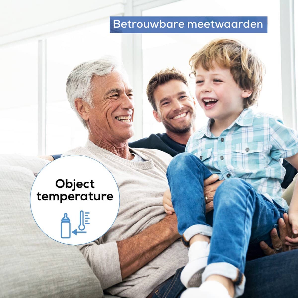 Beurer FT 90 Contactloze Koortsthermometer – Voorhoofdmeting in Seconden – Meet Lichaam, Oppervlak & Kamer – Met Smileys & Akoestisch Koortsalarm –– XL Verlicht Display – 60 Geheugenplaatsen – Medisch Gecertificeerd – Incl. Batterijen & opbergbox - Afbeelding 7