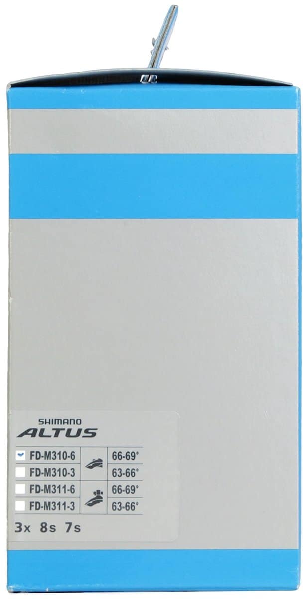 Voorderailleur Shimano Altus M310 3×7/8 speed – top swing – dual pull – 40T - Afbeelding 9