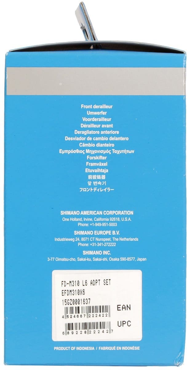 Voorderailleur Shimano Altus M310 3×7/8 speed – top swing – dual pull – 40T - Afbeelding 3