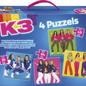 K3 Puzzel – 4in1 puzzel – Sterretjes