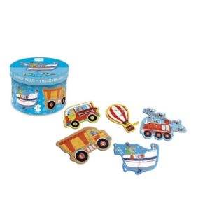 Puzzle Scratch Puzzle voertuigen 5 puzzels