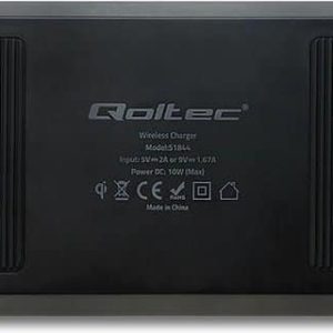 Qoltec 51844 oplader voor mobiele apparatuur Zwart Binnen