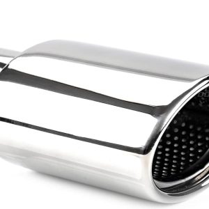 Universeel RVS ovaal uitlaat sierstuk – MT 023 – Aansluit diameter tussen de 30mm en 50mm