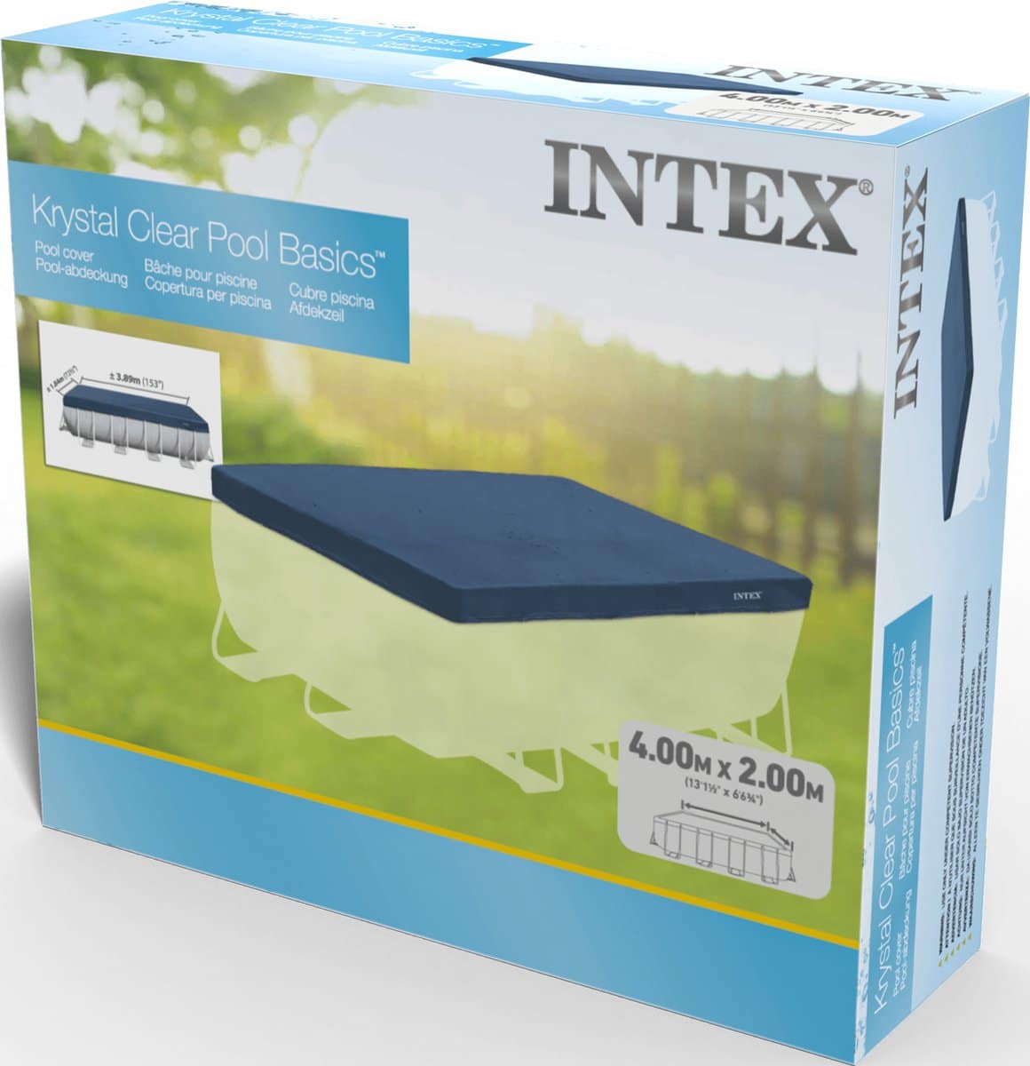 Intex Zwembad Afdekzeil – Rechthoekig 400 x 200 cm - Afbeelding 4