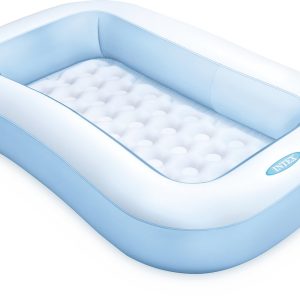 Intex Rechthoekig Opblaaszwembad Blauw – 166 x 100 x 25 cm