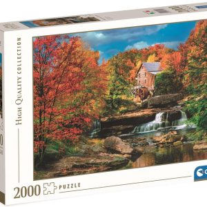 Clementoni Puzzel 2000 Stukjes – Glade Creek Grist Mill – Puzzel Voor Volwassenen