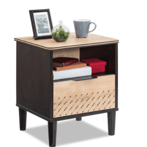 Nachtkastje Zwart van Cilek