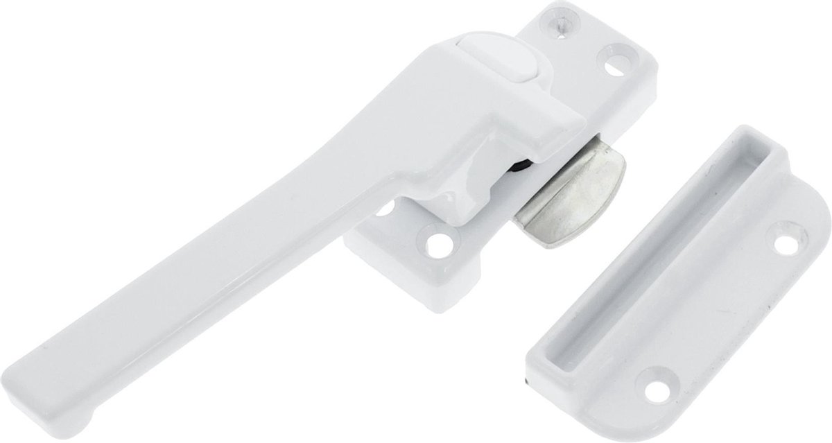 Starx Raamsluiting – Wit – Met Drukknop – Links – Naar Buitendraaiende Ramen – Voor Draai-, Kiep- en Uitzetramen - Afbeelding 2