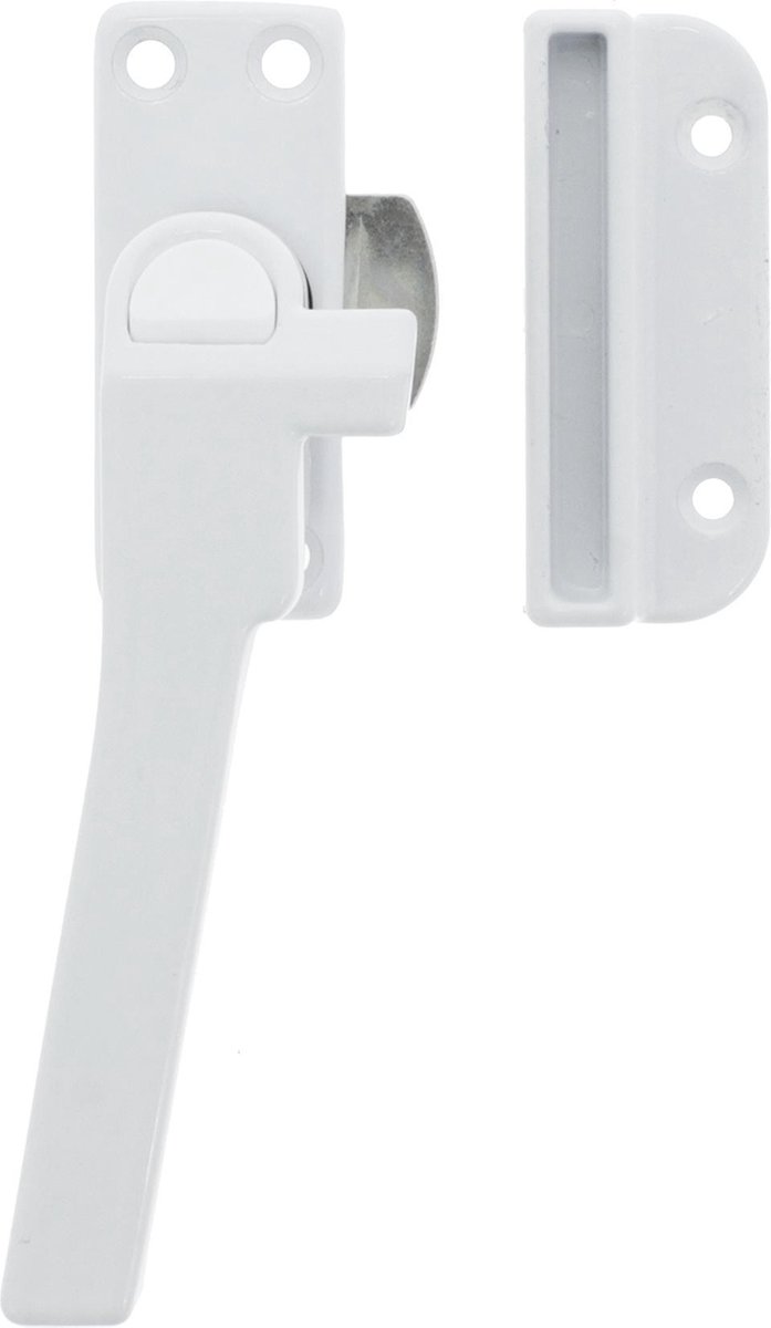 Starx Raamsluiting – Wit – Met Drukknop – Links – Naar Buitendraaiende Ramen – Voor Draai-, Kiep- en Uitzetramen - Afbeelding 3