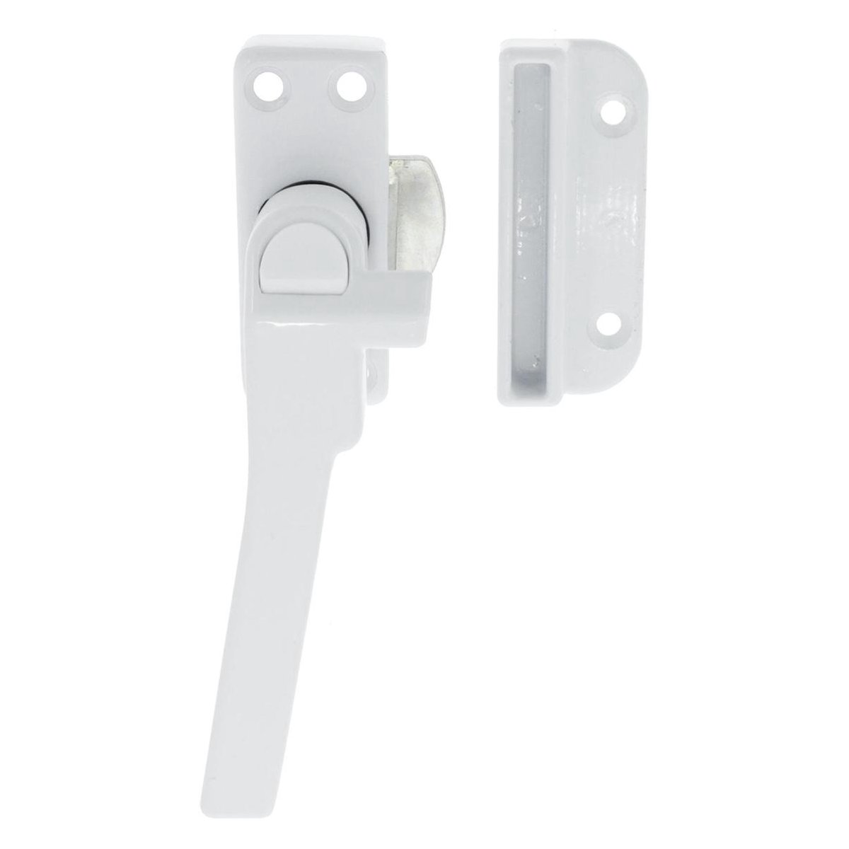 Starx Raamsluiting – Wit – Met Drukknop – Links – Naar Buitendraaiende Ramen – Voor Draai-, Kiep- en Uitzetramen - Afbeelding 4