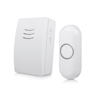 Byron DBY-21131 Draadloze deurbel Ontvanger op batterijen Wit