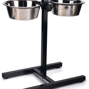 Beeztees Standaard – Hondenvoer- en drinkbak – Zwart – 28 cm