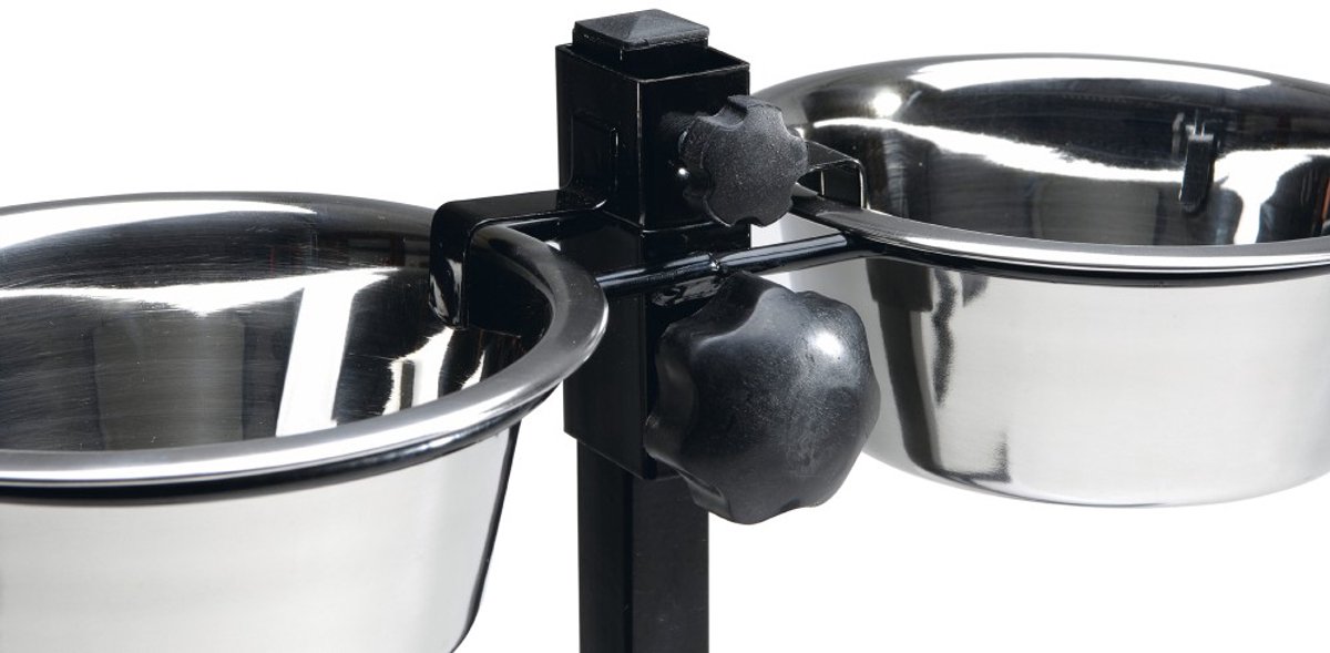 Beeztees Standaard – Hondenvoer- en drinkbak – Zwart – 28 cm - Afbeelding 3