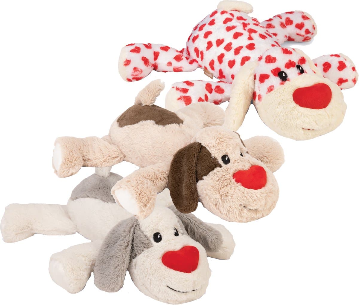 Beeztees XL-Knuffel Ties – Hondenspeelgoed – Pluche – Wit – 48x46x11 cm - Afbeelding 6