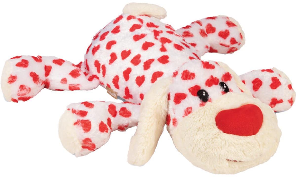 Beeztees XL-Knuffel Ties – Hondenspeelgoed – Pluche – Wit – 48x46x11 cm - Afbeelding 7