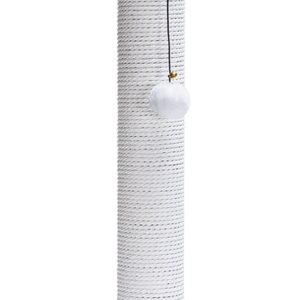 Beeztees Serpa XL – Krabpaal – Wit – 35x35x60 cm