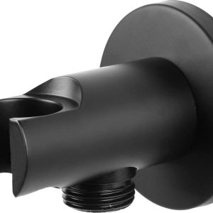 Differnz Douchekophouder – Handdouche Houder inclusief Wateruitloop – Zwart