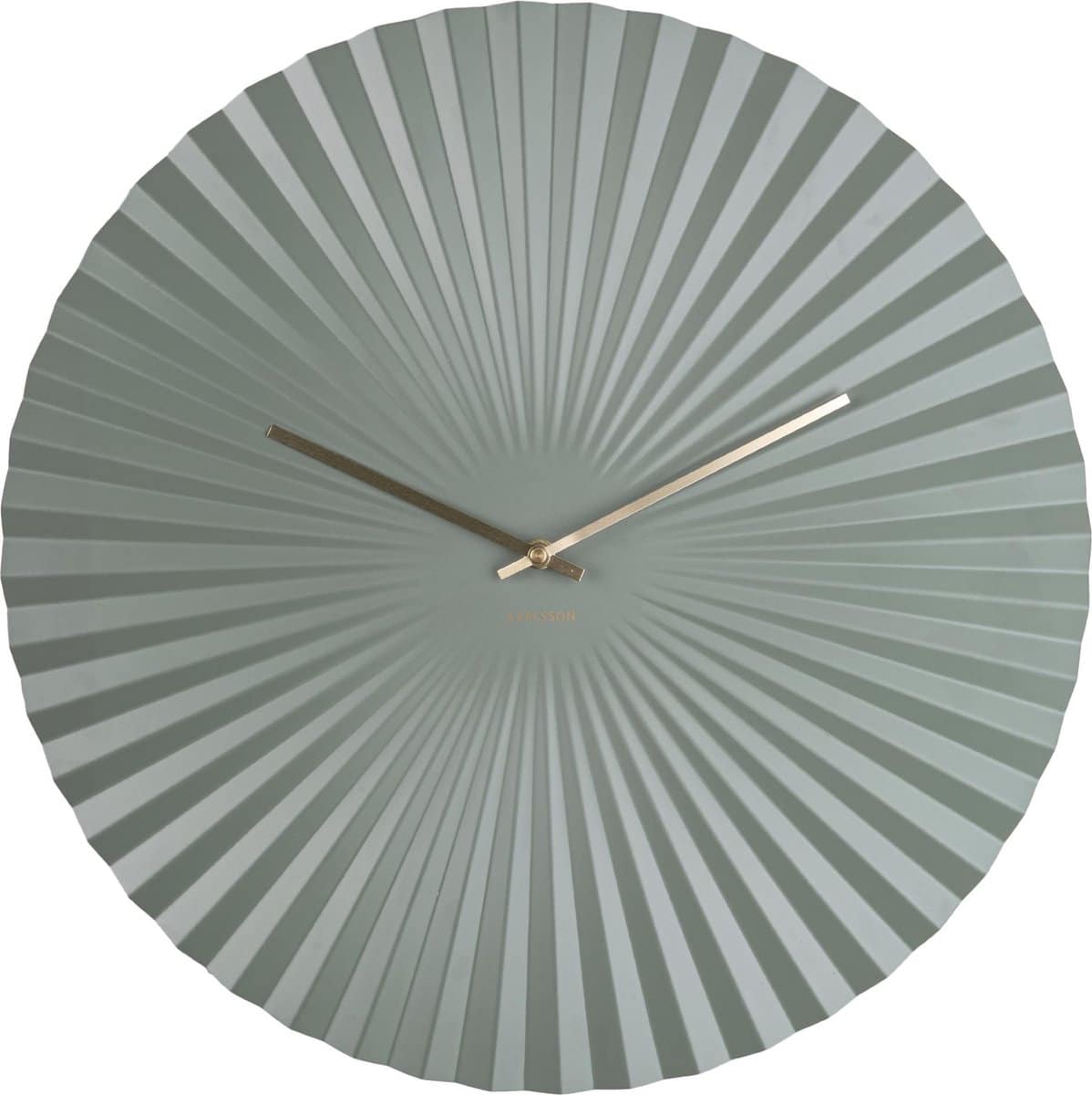 Wandklok Sensu – XL Staal Groen – Ø50cm - Afbeelding 3