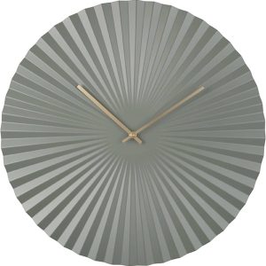 Wandklok Sensu – XL Staal Groen – Ø50cm