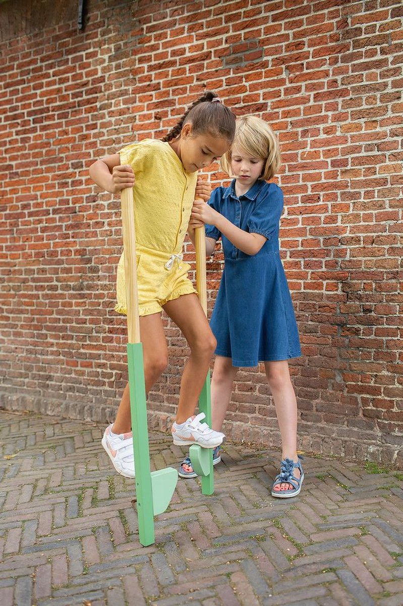 BS Toys Stelten Buitenspeelgoed voor kinderen – vanaf 6 jaar – Houten stelten – 110cm - Afbeelding 7
