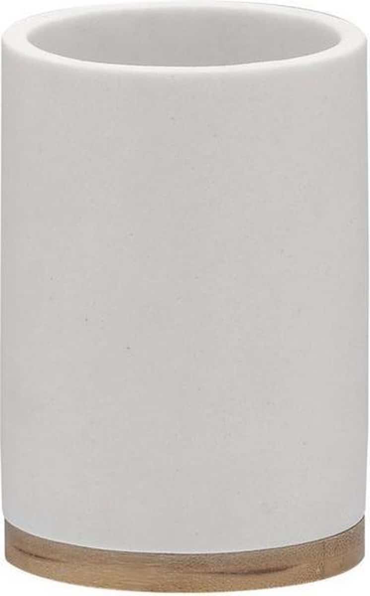 Sealskin Grace Tandenborstelbeker vrijstaand – Wit - Afbeelding 5