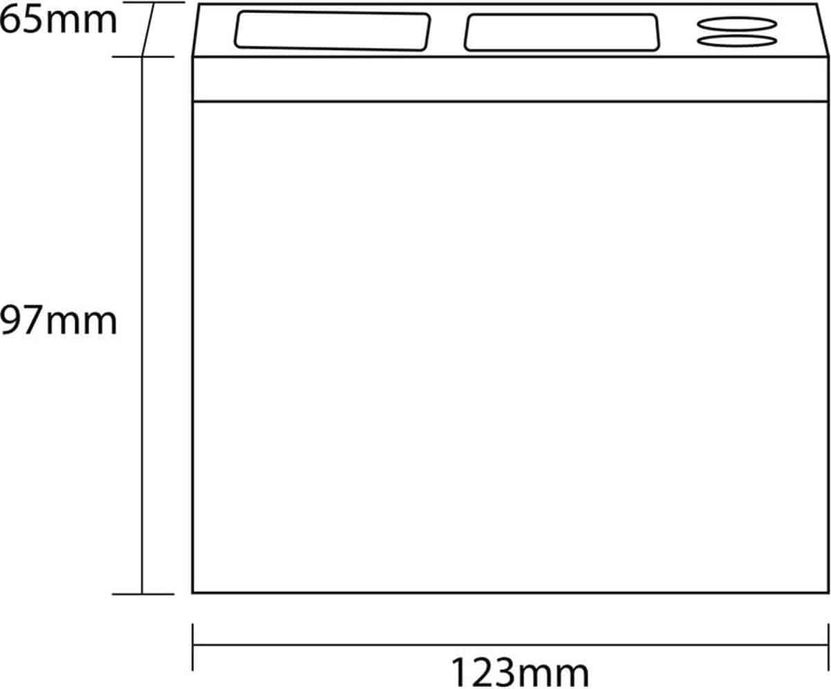 Sealskin Grace Tandenborstelbeker vrijstaand – Wit - Afbeelding 8