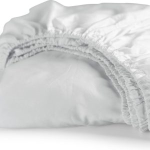 Cinderella – Weekend – Hoeslaken – Geschikt voor Boxspring – 100% Katoen – 90×210 cm – Tot 25 cm matrashoogte – Wit