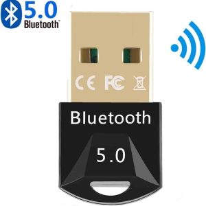 DrPhone B8 Bluetooth 5.0 Dongle – Windows Adapter Desktop PC / Laptop – BT5.0 + EDR – Dual Modus – 2 Apparaten – 20 Meter Afstand