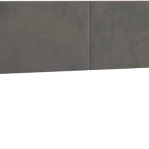 vidaXL Hoofdborden 2 st – 90x5x78/88 – cm – fluweel – donkergrijs