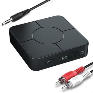 Bluetooth Transmitter & Receiver 2 in 1 – BT 5.0 – 3.5MM AUX / RCA – Bluetooth Zender – Bluetooth Ontvanger – Bluetooth Transmitter – Bluetooth Receiver