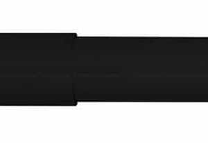 Sealskin Seallux Douchegordijnstang – 80-130 cm – Zwart