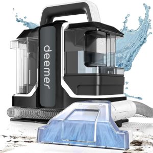 Deemer Tapijtreiniger Vlekkenreiniger Zetelreiniger Machine – Bank & Meubel Reiniger Stofzuiger – Tapijt Apparaat Meubelreiniger – Haarverwijderaar Stofzuiger Voor Dierenharen Reinigen – 750W Krachtige Zuigkracht