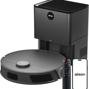 Airson X2 Ultra Clean Robotstofzuiger met Dweilfunctie – Mobiele Applicatie – Automatisch Leegstation – LiDAR Navigatie – Geschikt Voor Huisdierharen