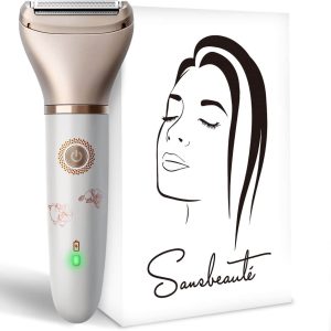 Ladyshave Gezicht – Oksels – Benen – Bikinilijn – Scheerapparaat Vrouw – Ontharingsapparaat Electrisch Ontharen – Gezichtsontharing Dames – Trimmer Vrouw – Ladyshaves Bikini – USB Oplaadbaar