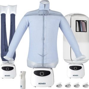 Brosmen strijkpop met accessoires – automatische kleding strijkmachine met droog zak – geschikt voor broeken en overhemden – 1200W