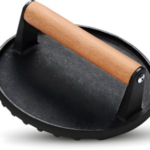 HI NATURE™ Burgermakers – Professionele Hamburgerpers en Hamburgermaker | Smash Burger – Burgerpress – Strakke Grillgroeven – BBQ Accesoires – BBQ Gereedschap – Barbecue Accessoires – Antiaanbaklaag Burger Pres